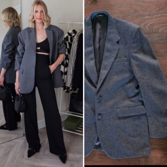 Jackets & Blazers - Oversized lamb wool BOYFRIEND BLAZER 🌺